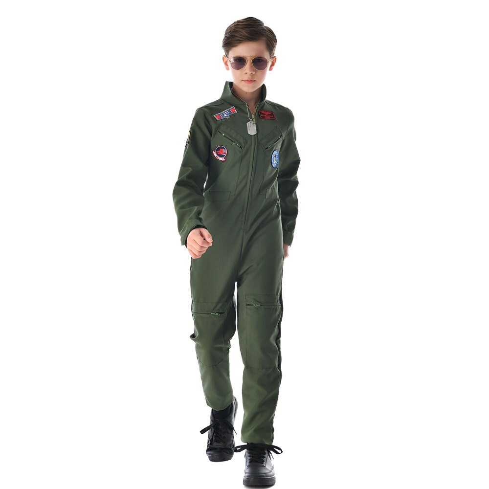 Fantasia Infantil Piloto de Avião Top Gun