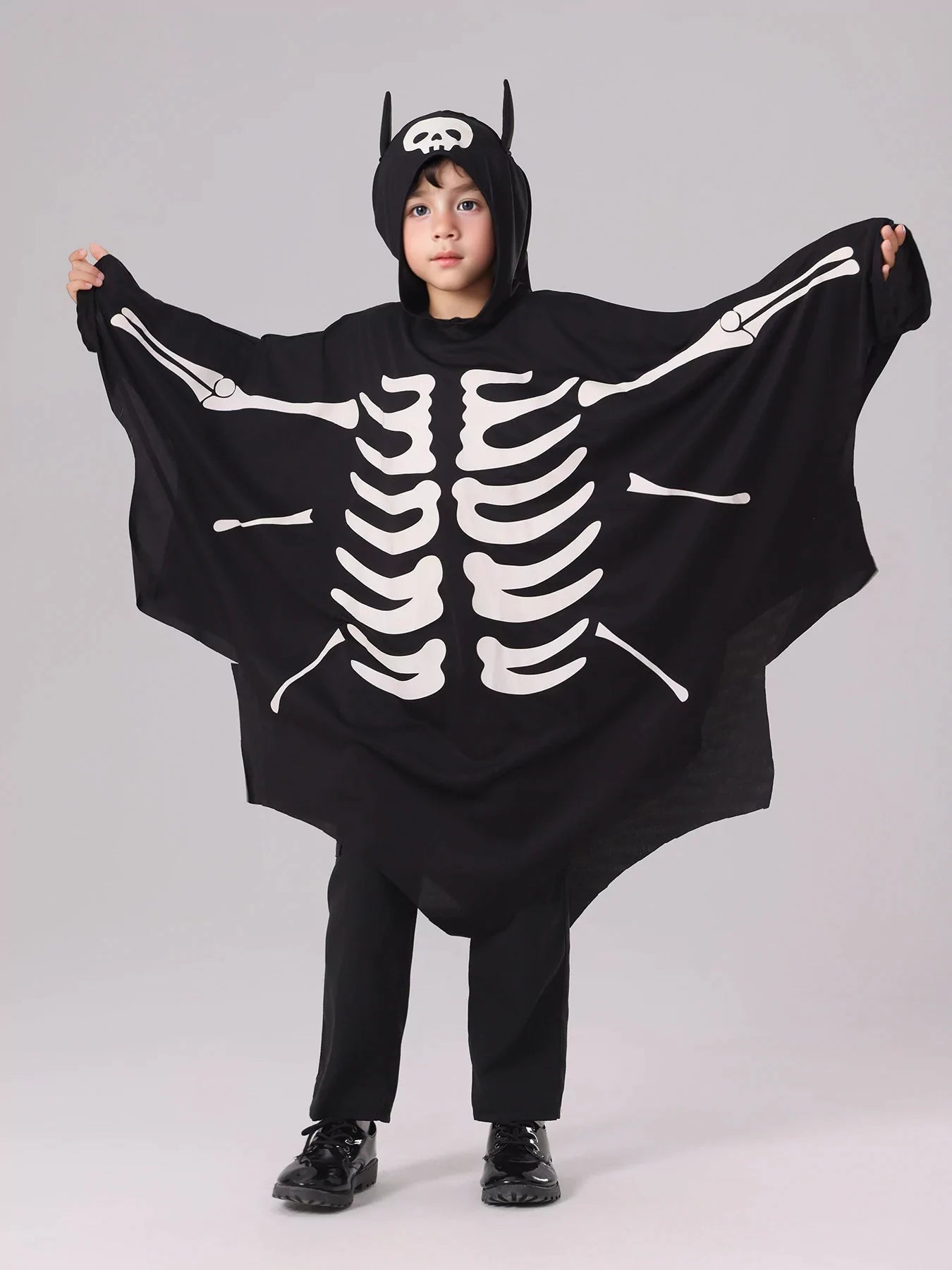 Fantasia Infantil de Halloween Morcego Bilha no Escuro