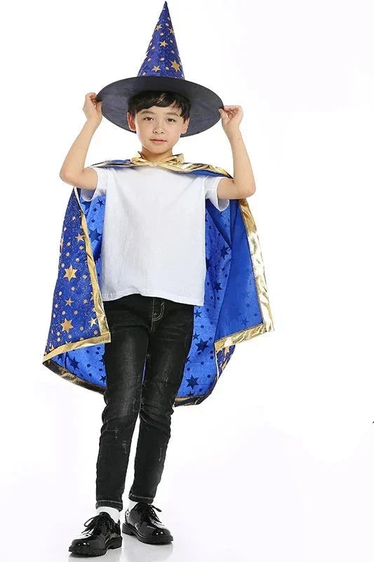 Fantasia Infantil Feiticeiro Halloween
