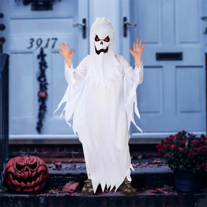 Fantasia Infantil Halloween Fantasma Assustador