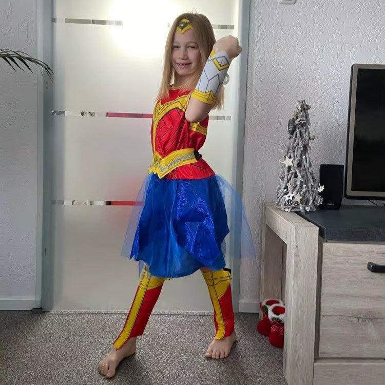 Fantasia Infantil Mulher Maravilha