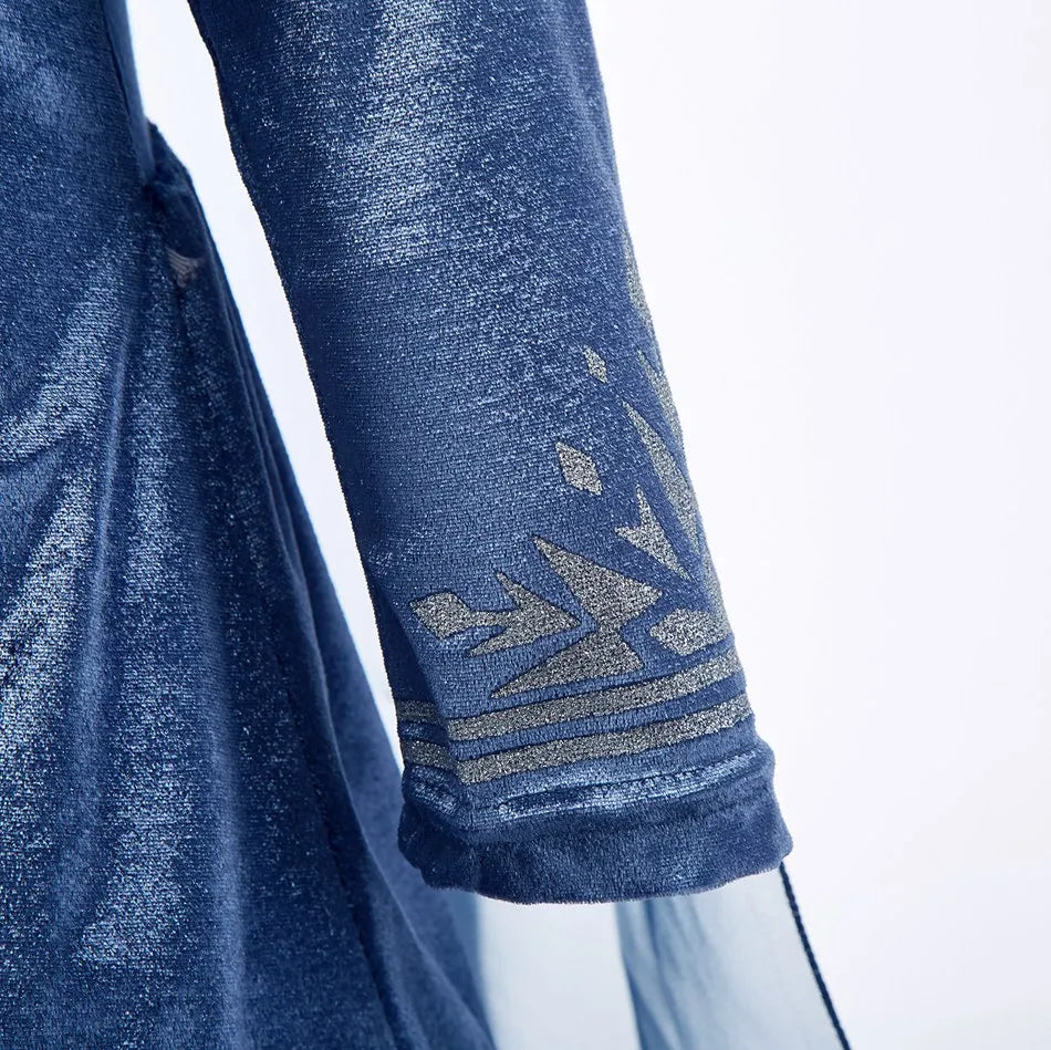 Fantasia Infantil Vestido de Gala Elsa Frozen