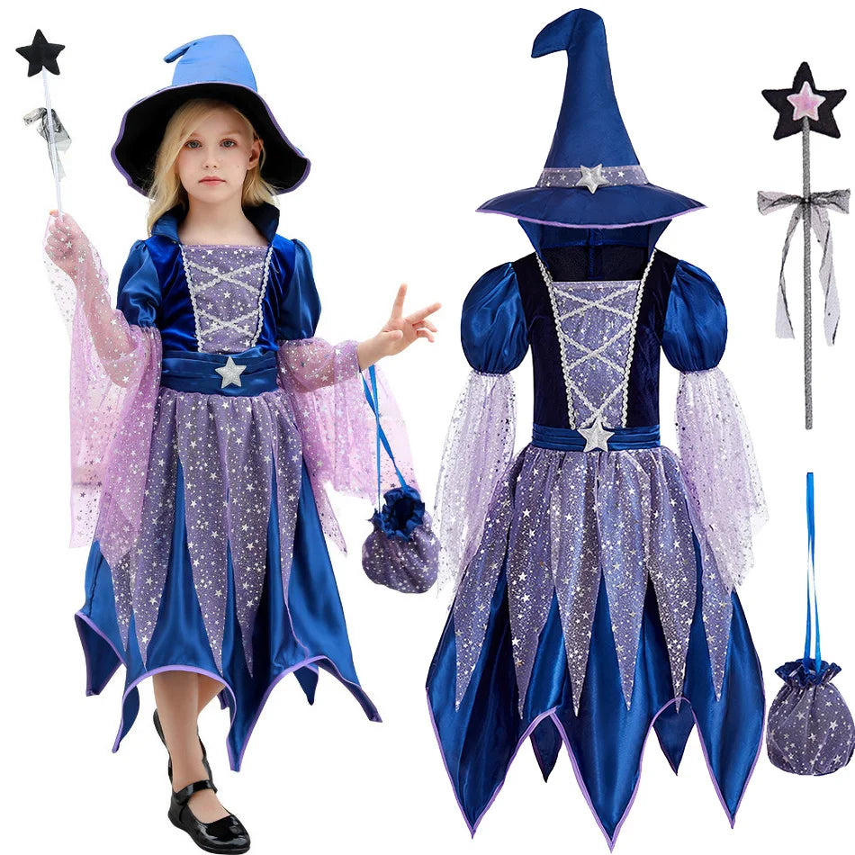 Fantasia Infantil Bruxinha Abracadabra Luxo