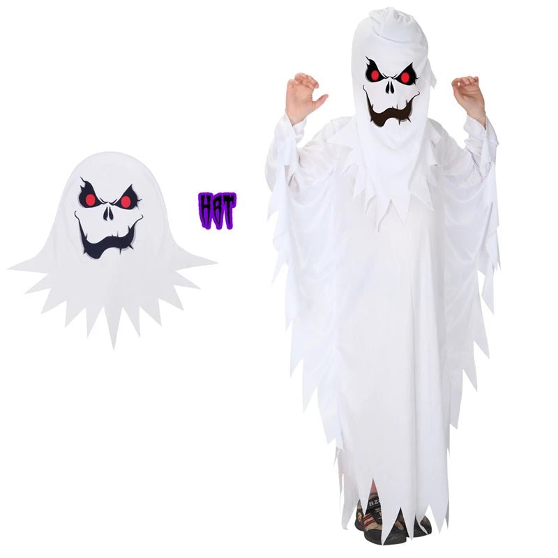 Fantasia Infantil Halloween Fantasma Assustador