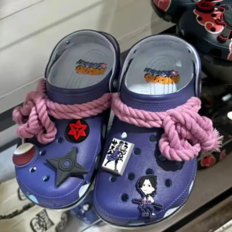 Sandália Babuche Infantil Sasuke Naruto