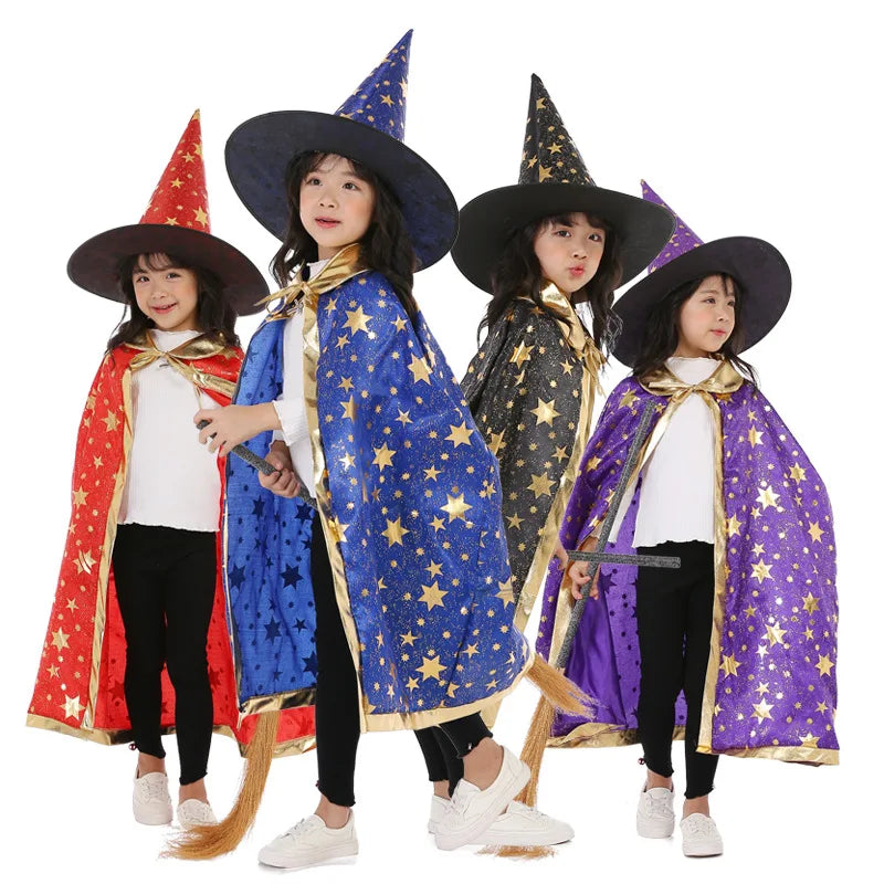 Fantasia Infantil Feiticeiro Halloween