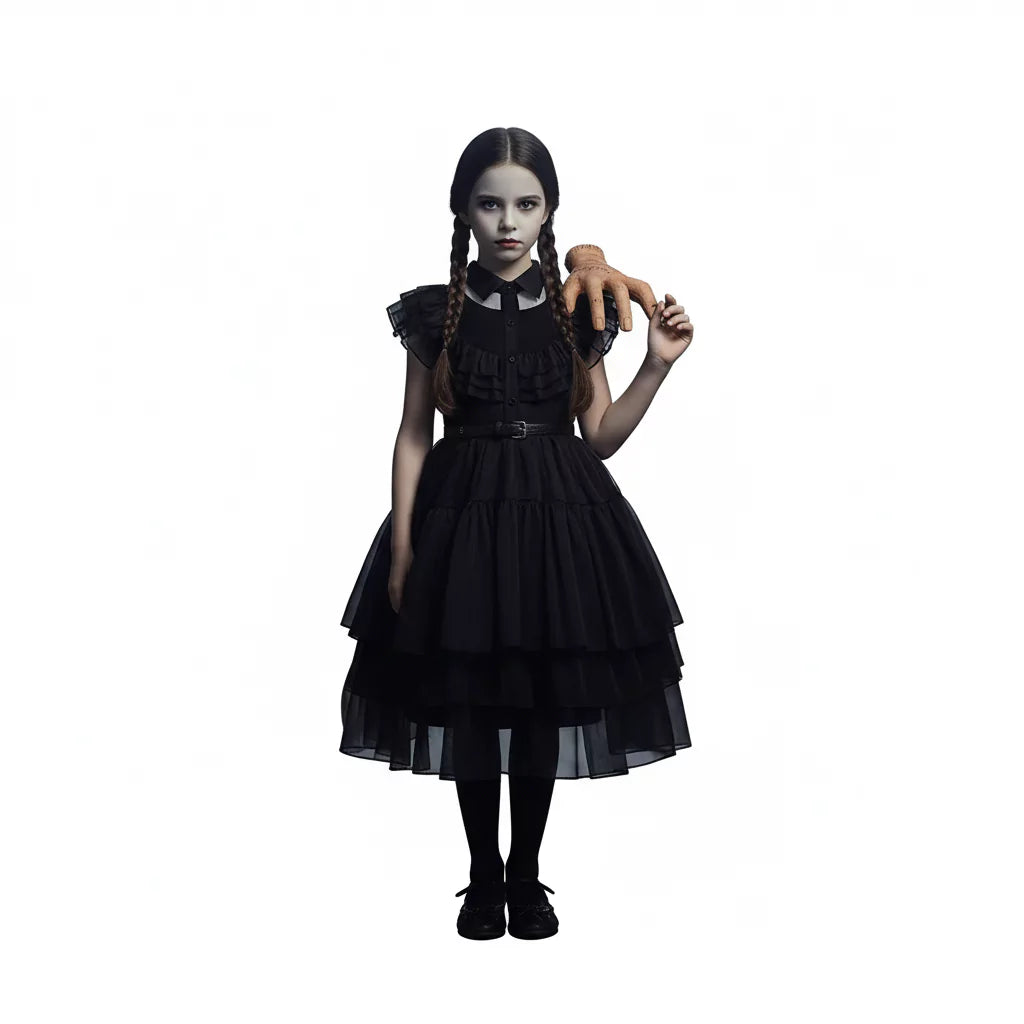 Fantasia Infantil Wandinha Addams
