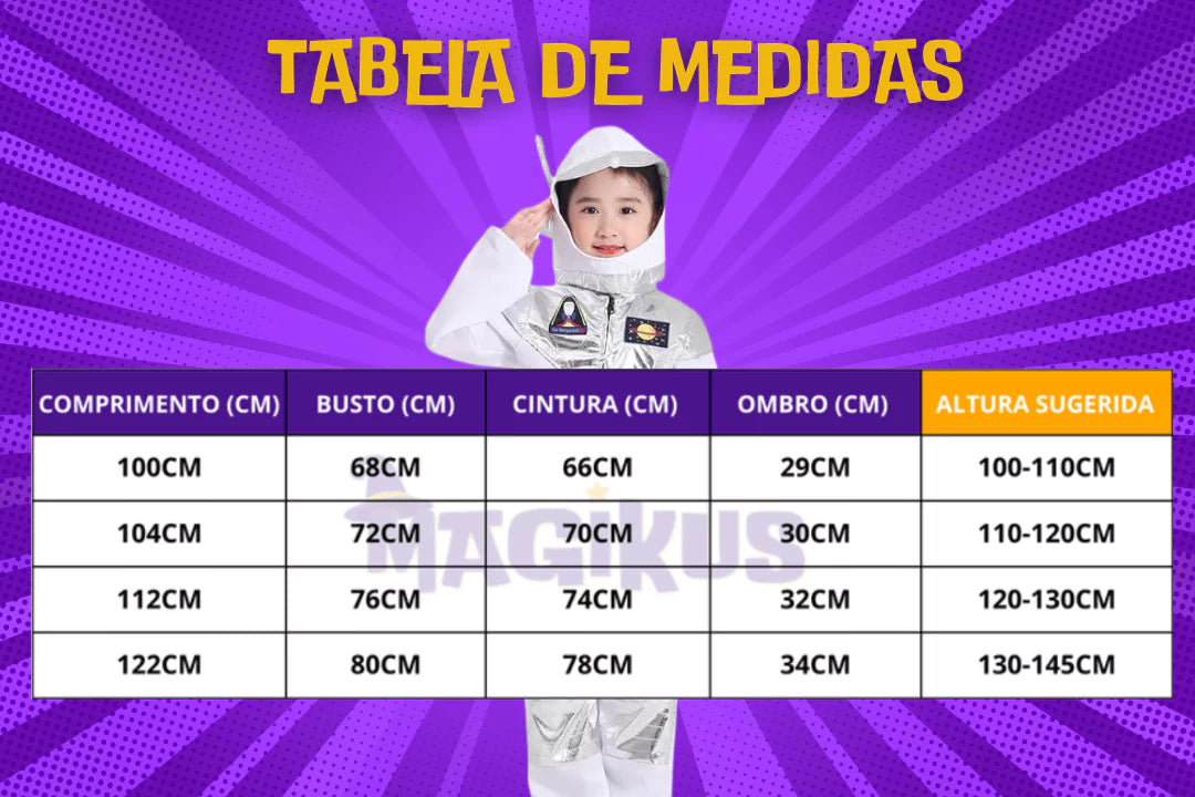 Fantasia Infantil Astronauta