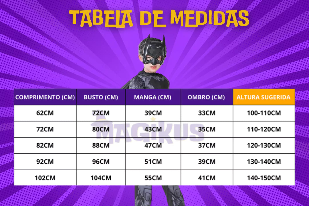Fantasia Infantil Batman