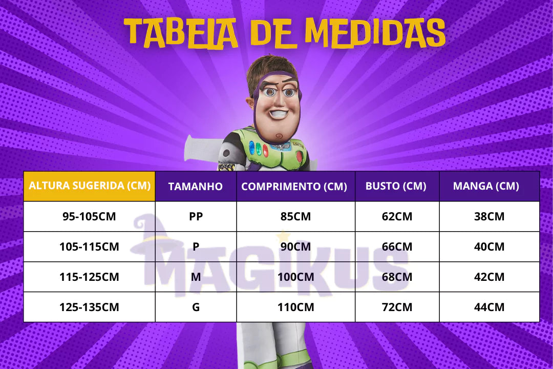Fantasia Infantil Toy Story Buzz Lightyear