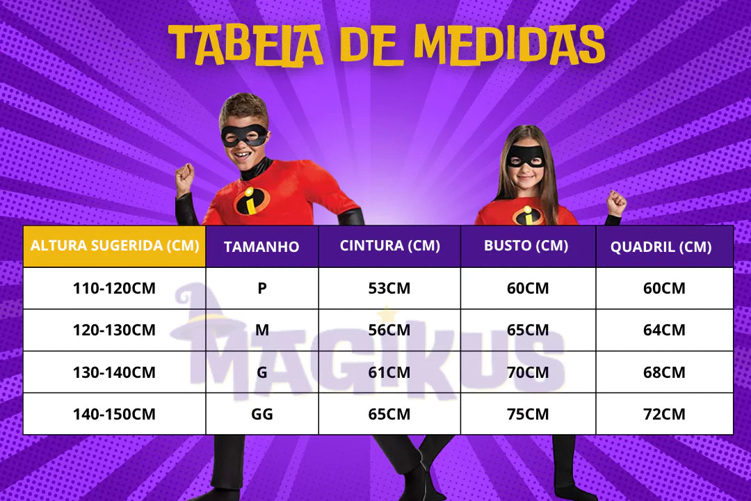 Fantasia Infantil Os Incríveis