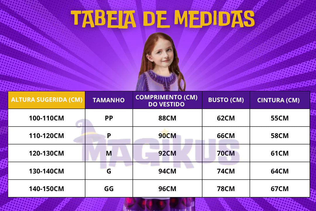 Fantasia Infantil Asha Wish
