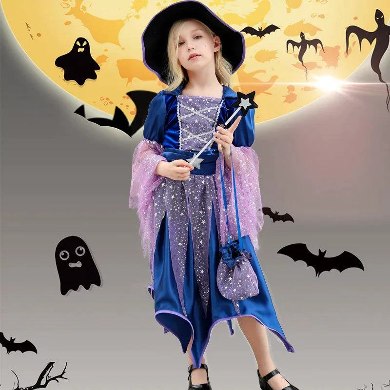 Fantasia Infantil Bruxinha Abracadabra Luxo