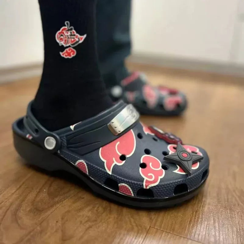 Sandália Babuche Infantil Akatsuki Itachi Naruto