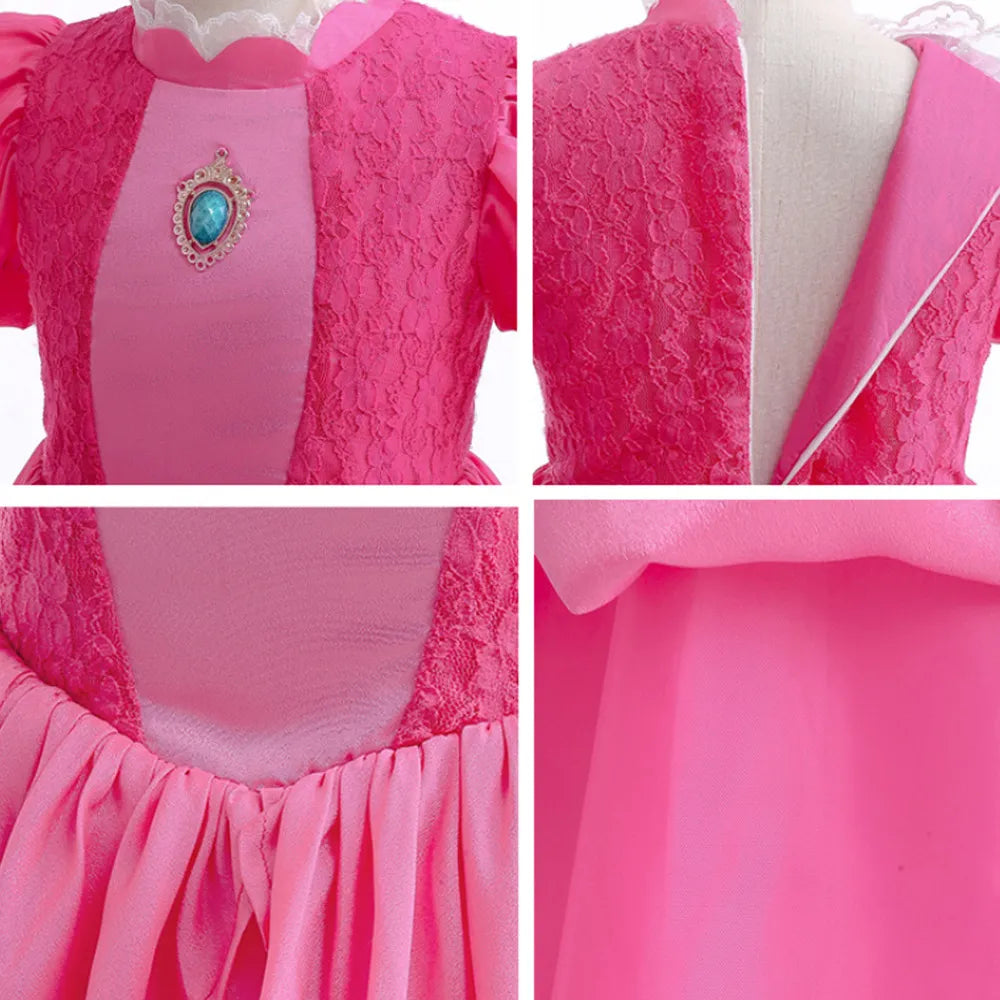 Fantasia Infantil Princesa Peach Mario Bros