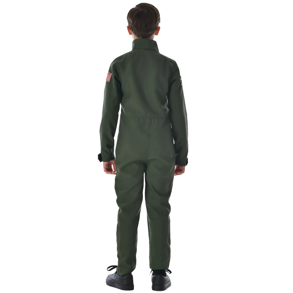 Fantasia Infantil Piloto de Avião Top Gun