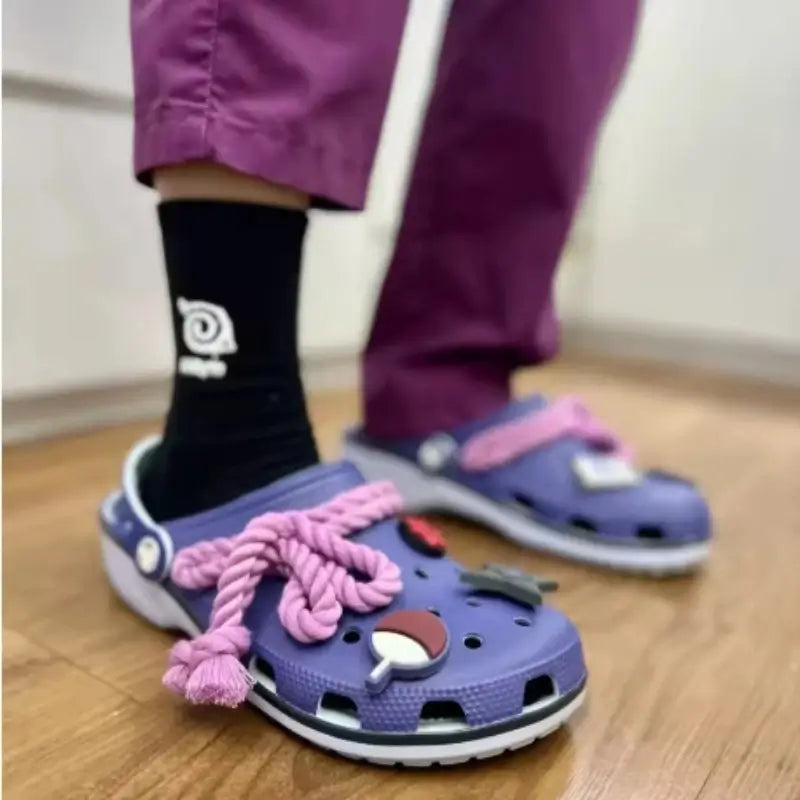 Sandália Babuche Infantil Sasuke Naruto